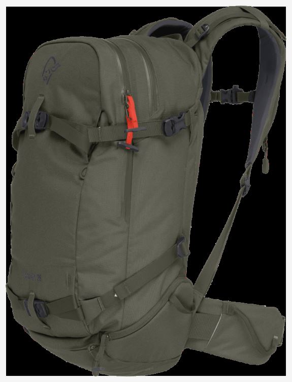 Norrona Dames Lofoten 28l Pack Olijf Nacht