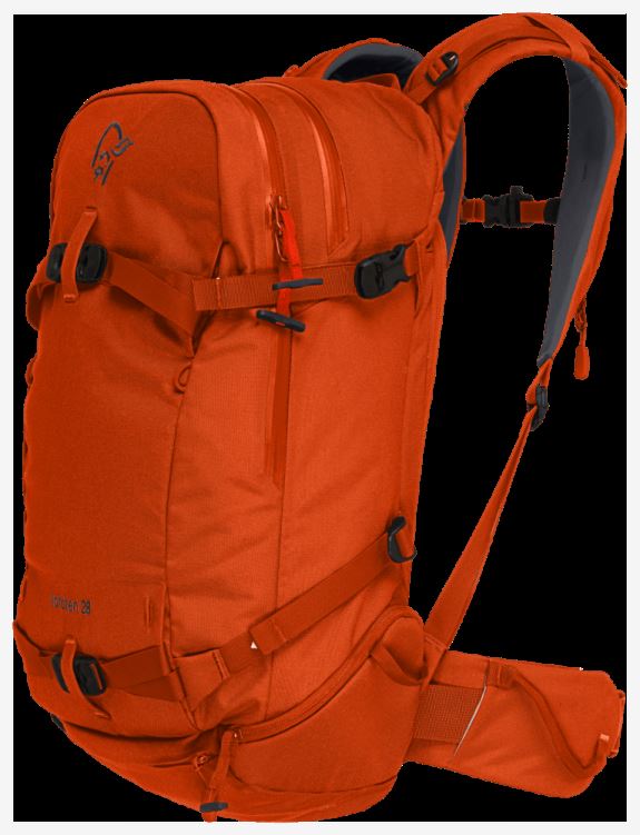 Norrona Dames Lofoten 28l Pack Adrenaline Rood