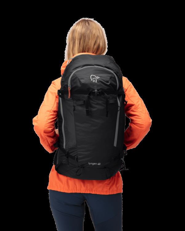 Norrona Unisex Lyngen 40l Pak Kaviaar Zwart