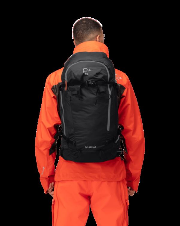 Norrona Unisex Lyngen 40l Pak Kaviaar Zwart