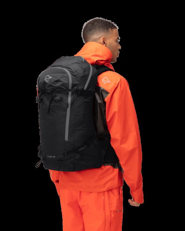 Norrona Unisex Lyngen 40l Pak Kaviaar Zwart
