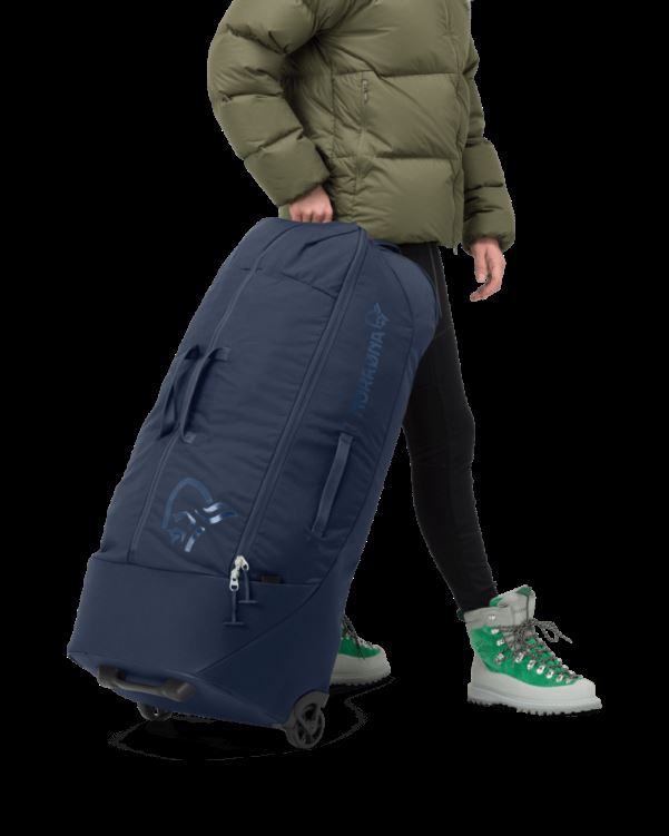 Norrona Unisex 120l Trolleytas Indigo Nachtblauw