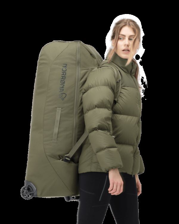 Norrona Unisex 120l Trolleytas Olijf Nacht