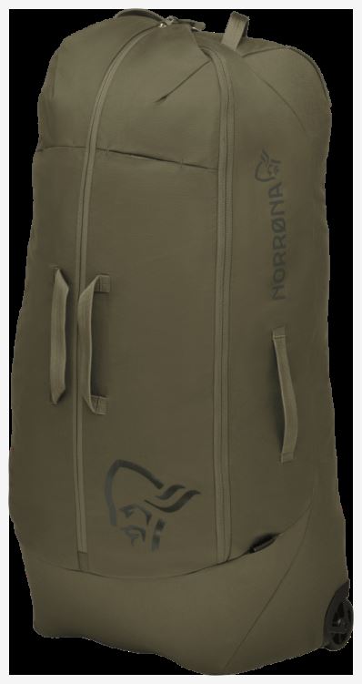 Norrona Unisex 120l Trolleytas Olijf Nacht