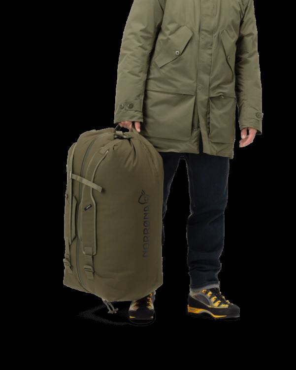 Norrona Unisex 90l Plunjezak Olijfgroen Nacht