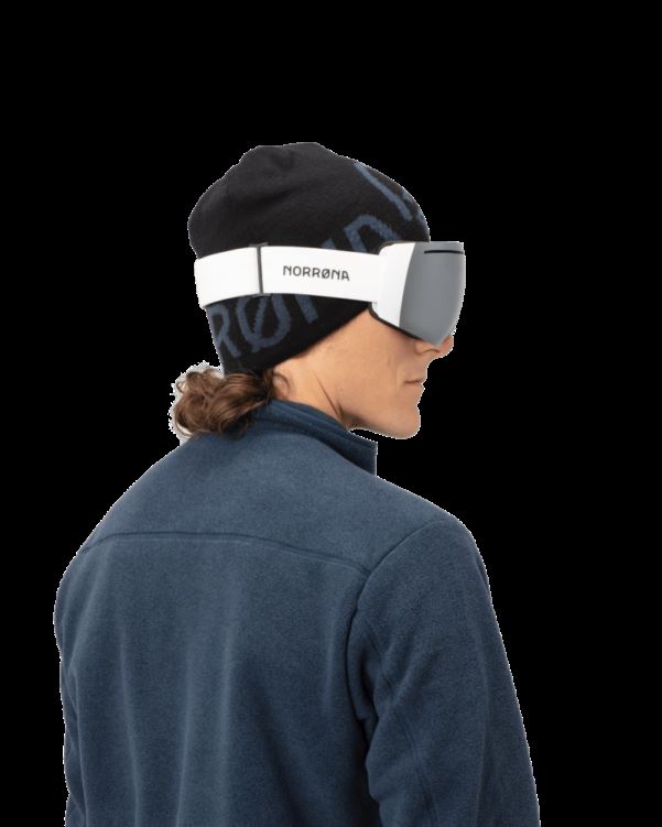 Norrona Unisex Lofoten Zwembril Wit/high Rise Mirror S3