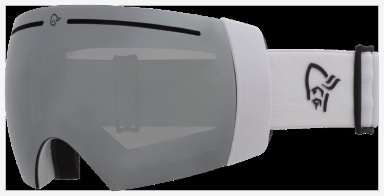 Norrona Unisex Lofoten Zwembril Wit/high Rise Mirror S3