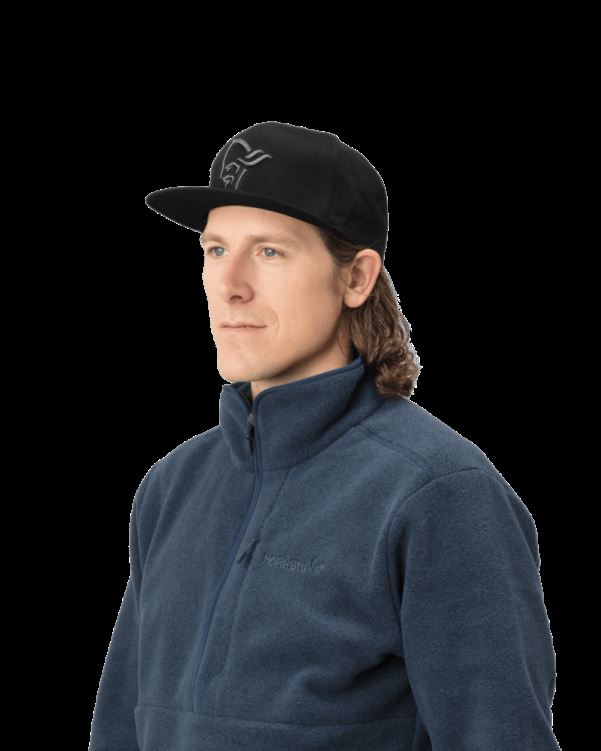 Unisex /29 Snapback Norrona Cap Kaviaar Zwart