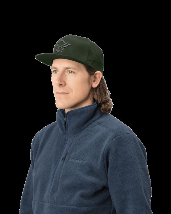 Unisex /29 Snapback Pet Olijfgroen Night Norrona