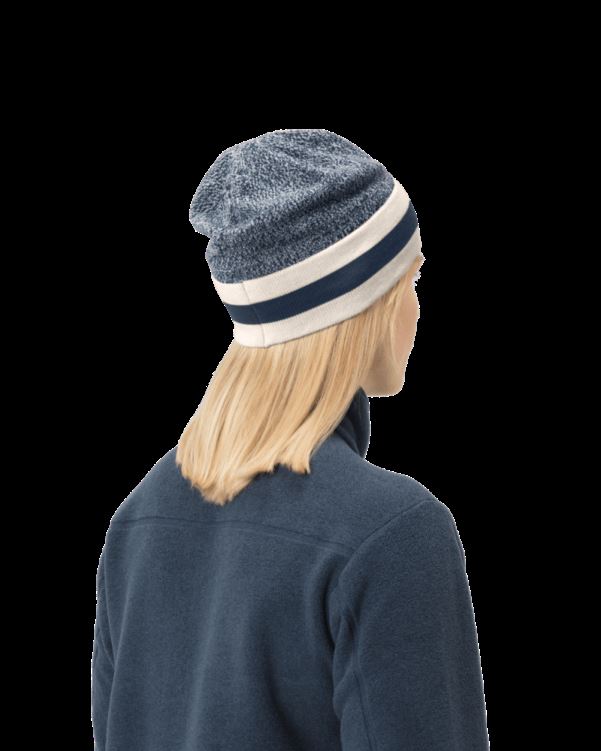 Norrona Unisex /29 Gemêleerde Gebreide Wollen Muts Indigo Night/snowdrop