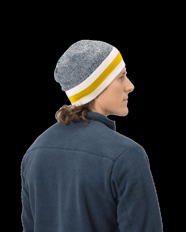 Norrona Unisex /29 Gemêleerde Gebreide Wollen Muts Vintage Indigo Blauw