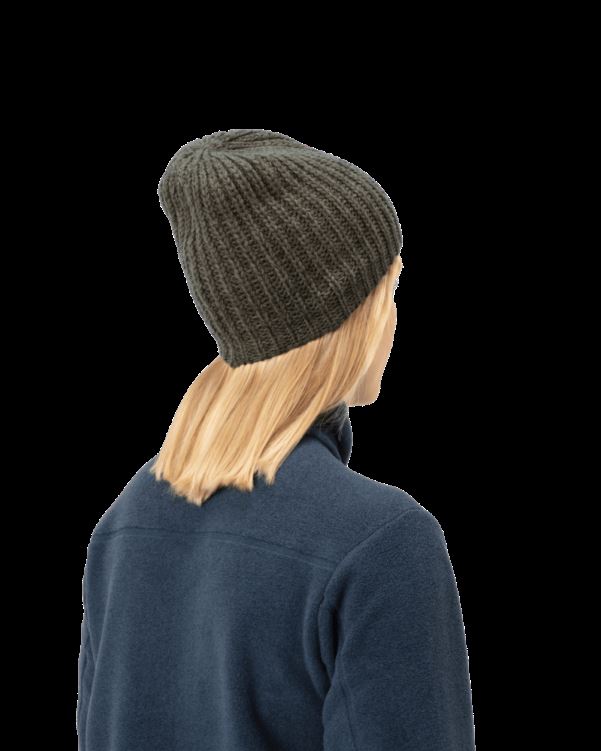 Norrona Unisex /29 Grof Gemêleerde Muts Castor Grijs