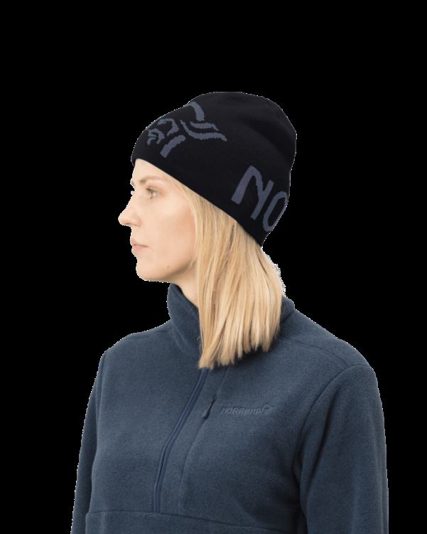 Norrona Unisex /29 Logo Beanie Kaviaar/cool Zwart