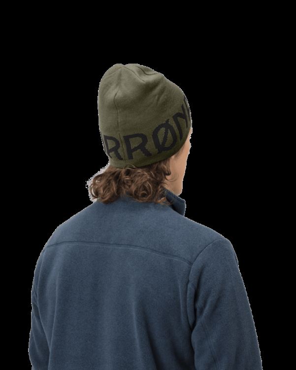 Norrona Unisex /29 Logo Muts Olijf Night/caviar