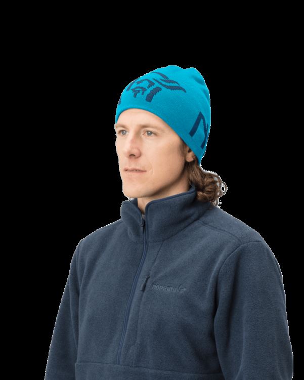Norrona Unisex /29 Logo Beanie Hawaiian Surf/indigo Night