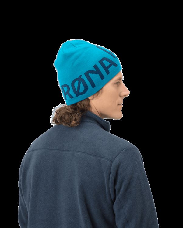 Norrona Unisex /29 Logo Beanie Hawaiian Surf/indigo Night