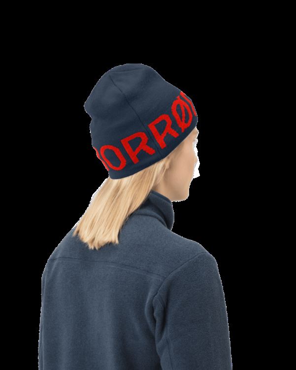 Norrona Unisex /29 Logo Beanie Indigo Night/arednalin