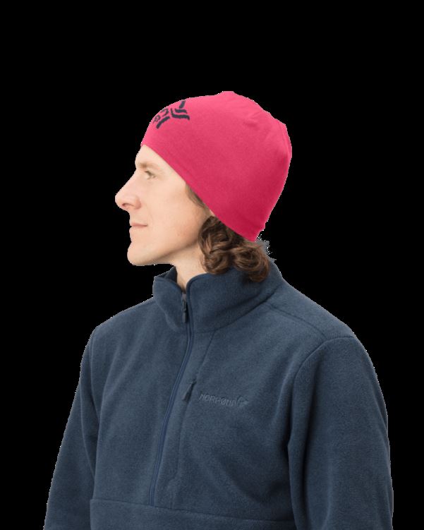 Norrona Unisex /29 Dun Logo Beanie Kamperfoelie Roze