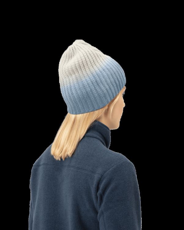 Norrona Unisex /29 Chunky Dip Dye Beanie Indigo Night/snowdrop