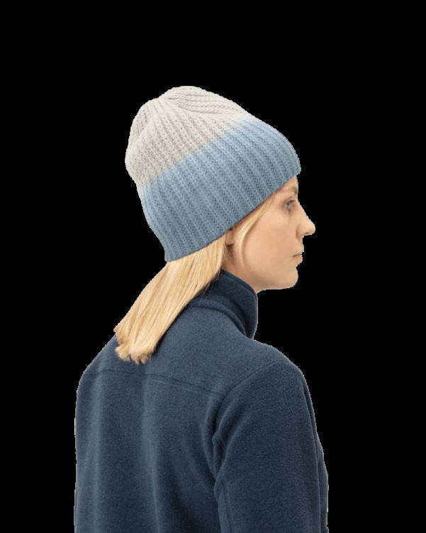 Norrona Unisex /29 Chunky Dip Dye Beanie Indigo Night/snowdrop