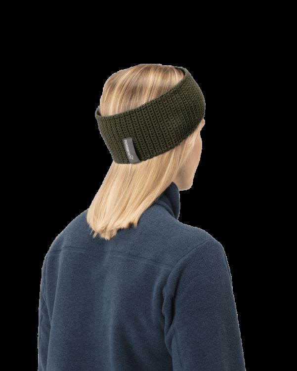 Norrona Unisex /29 Logo Hoofdband Olijfgroen Nacht