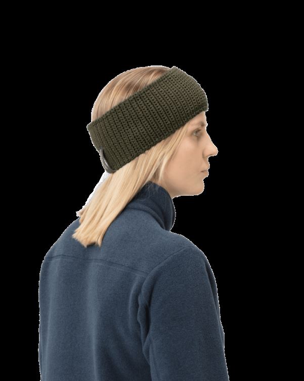 Norrona Unisex /29 Logo Hoofdband Olijfgroen Nacht