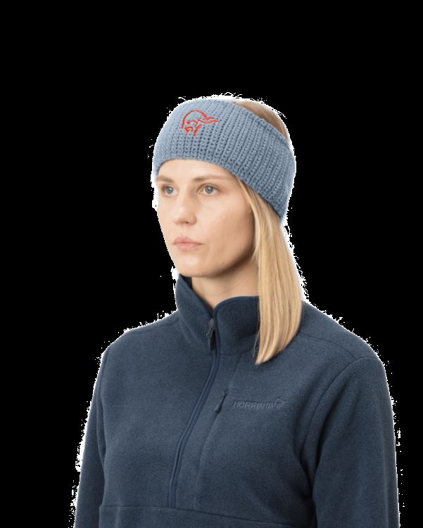 Norrona Unisex /29 Logo Hoofdband Blauwe Mist