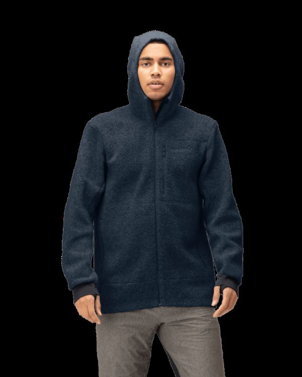 Norrona Warmwool3 Herencapuchon Indigo Nachtblauw