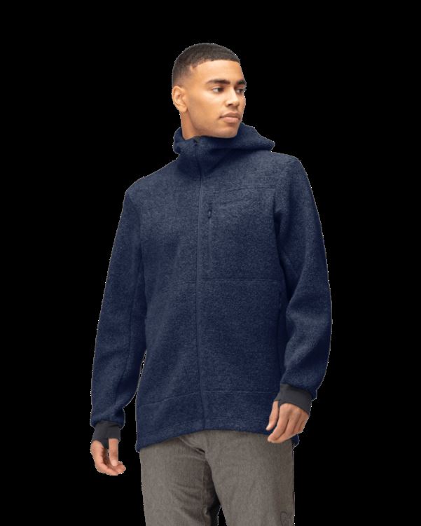 Norrona Warmwool3 Herencapuchon Indigo Nachtblauw