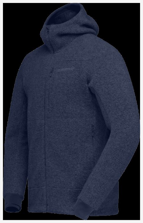 Norrona Warmwool3 Herencapuchon Indigo Nachtblauw