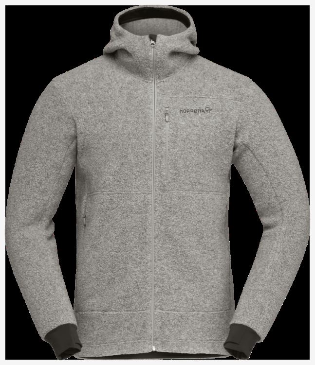 Norrona Heren Warmwool3 Capuchon Motregen