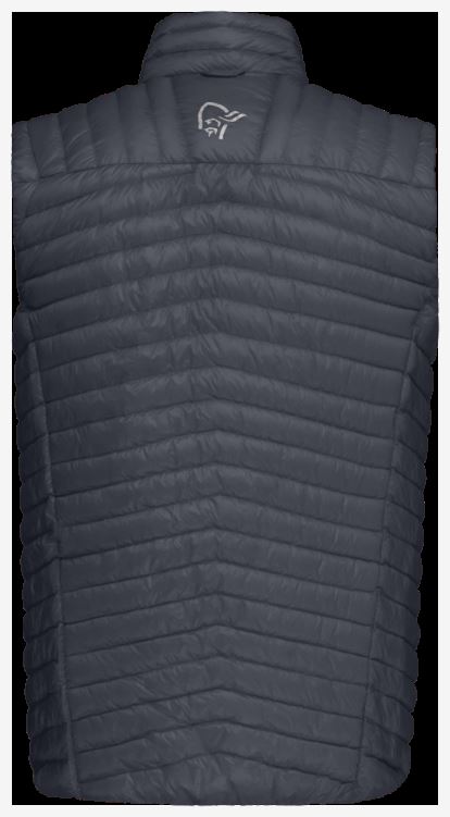 Norrona Heren Trollveggen Superlight Down850 Vest Cool Zwart
