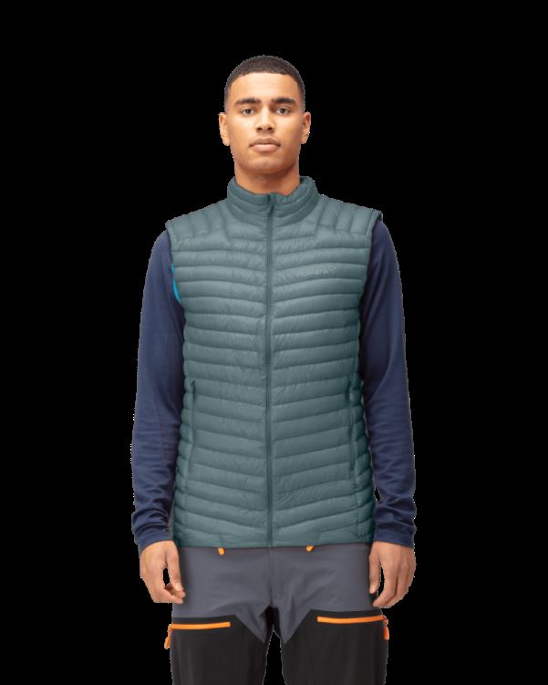 Norrona Trollveggen Superlight Down850 Herenvest North Atlantic