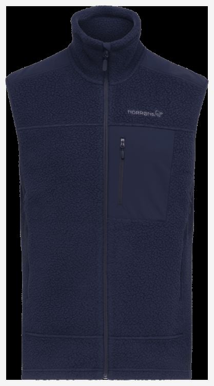 Norrona Heren Trollveggen Thermal Pro Vest Indigo Nachtblauw