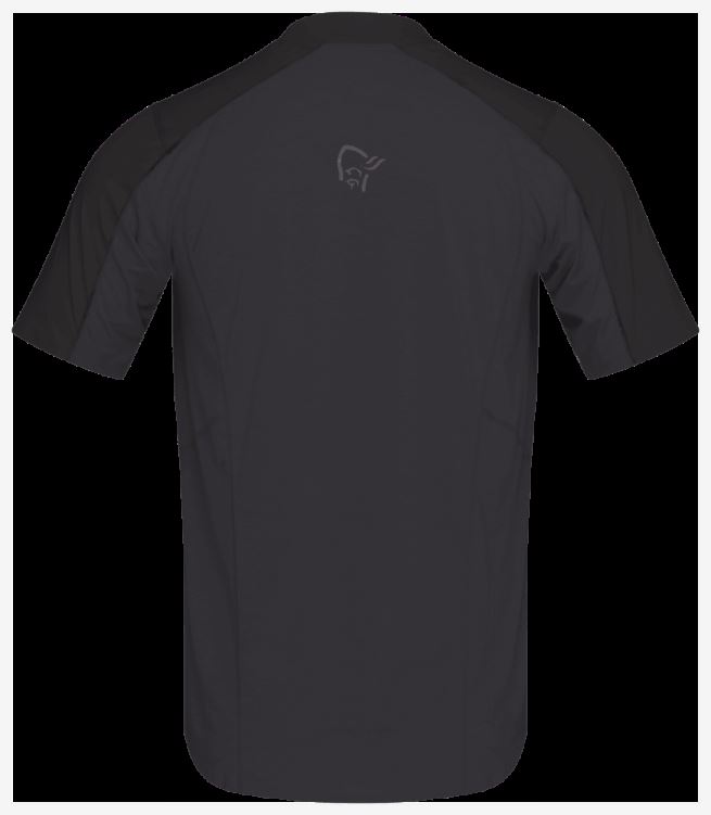 Norrona Heren Senja Equalizer Lichtgewicht T-shirt Caviar Zwart