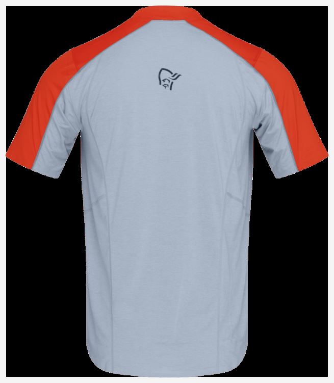 Norrona Heren Senja Equalizer Lichtgewicht T-shirt Adrenaline Rood