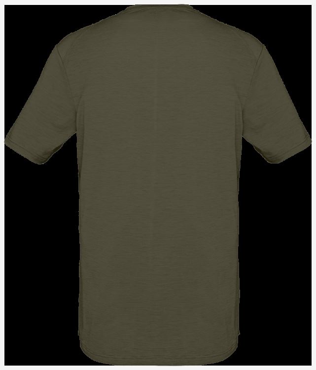 Norrona Heren Svalbard Wollen T-shirt Olijf Night/rosin