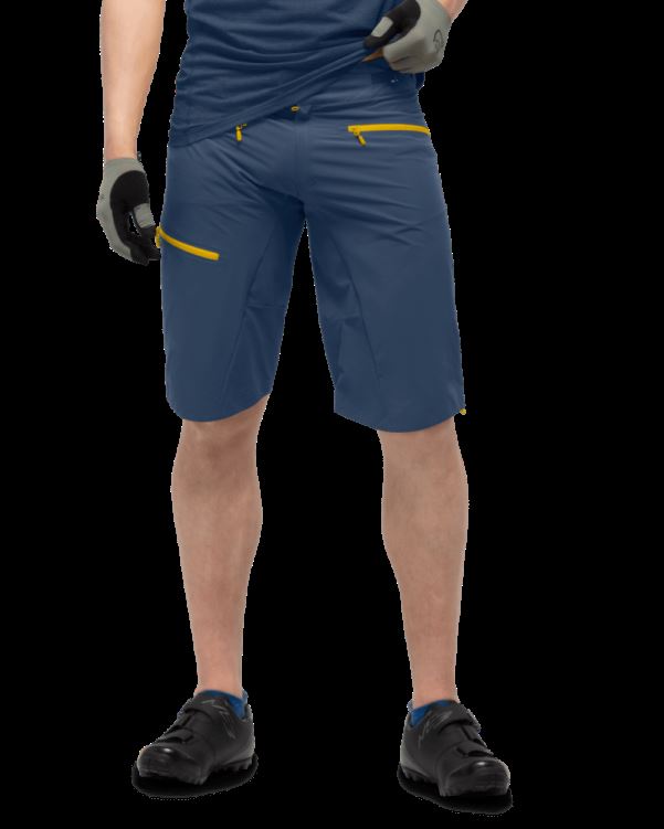 Norrona Fjr Flex1 Middelzware Short Voor Heren Vintage Indigoblauw