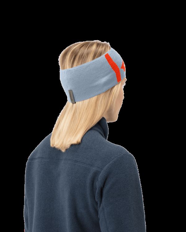 Norrona Unisex /29 Mega Logo Hoofdband Blauwe Mist