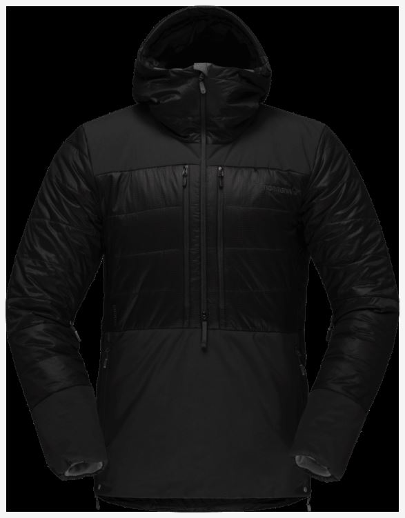 Norrona Heren Lofoten Primaloft80 Anorak Kaviaar Zwart