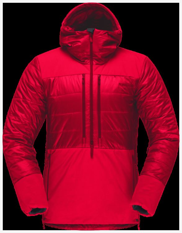 Norrona Lofoten Primaloft80 Heren Anorak True Red