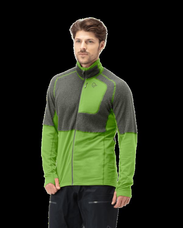 Norrona Heren Lyngen Alpha90 Jack Castor Grey/foliage