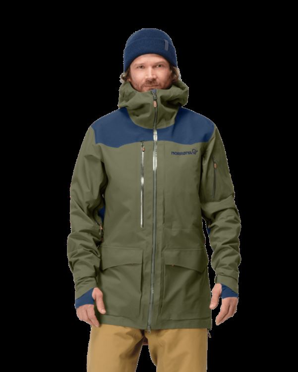 Norrona Heren Tamok Gore-tex Pro Jas Olijf Nacht