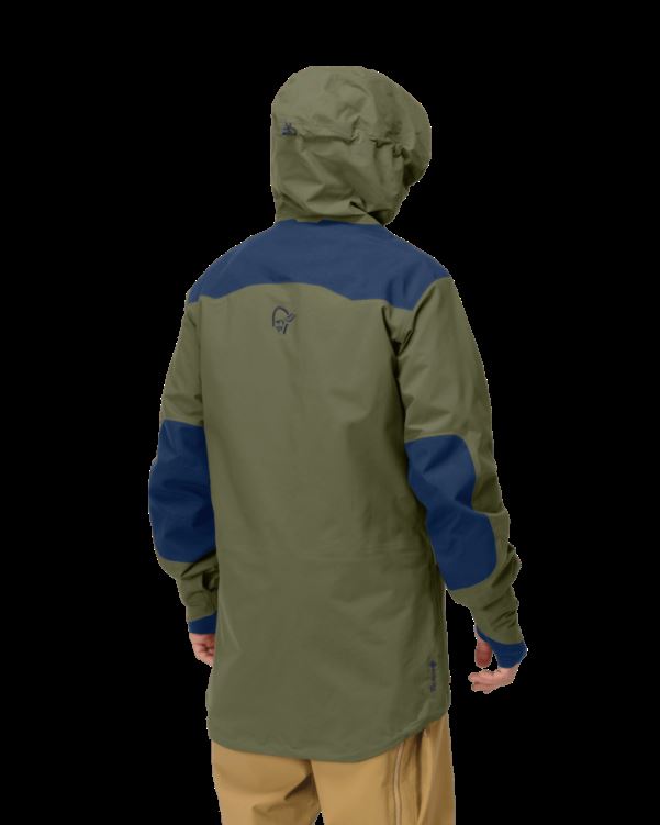 Norrona Heren Tamok Gore-tex Pro Jas Olijf Nacht