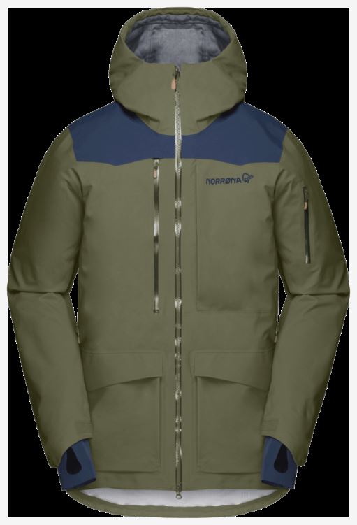 Norrona Heren Tamok Gore-tex Pro Jas Olijf Nacht