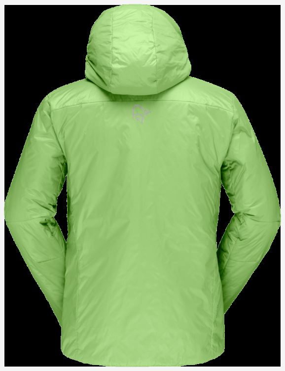 Norrona Heren Falketind Thermo60 Capuchon Gebladerte Groen