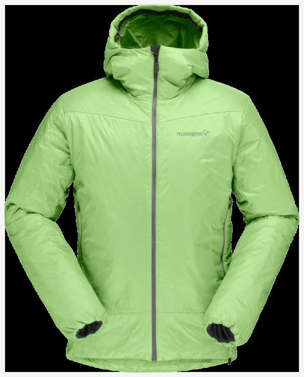 Norrona Heren Falketind Thermo60 Capuchon Gebladerte Groen