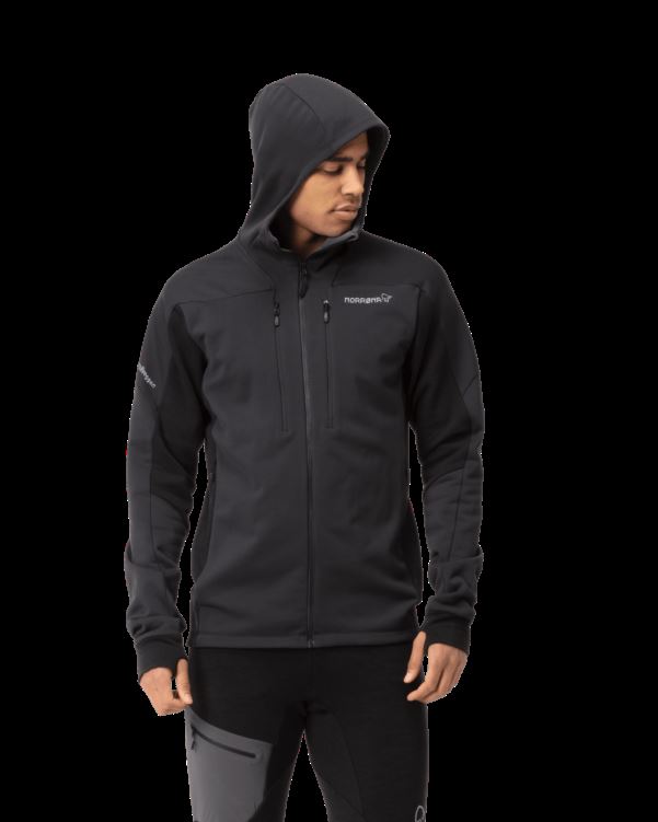 Norrona Heren Falketind Thermo60 Hood Hawaiian Surf/indigo Night