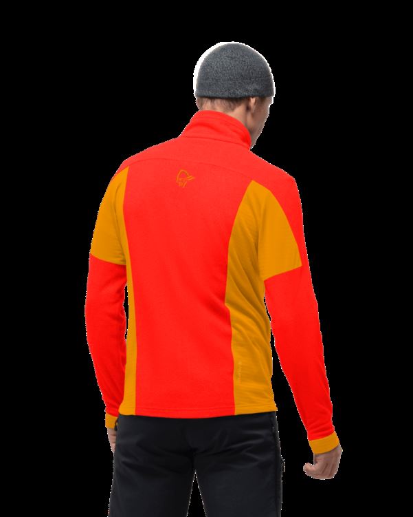 Norrona Heren Falketind Warm1 Jas Arednalin/oranje Popsicle