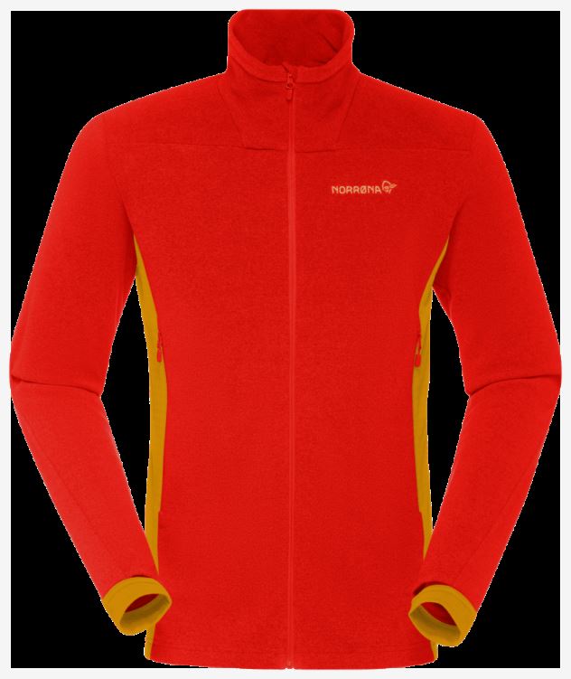 Norrona Heren Falketind Warm1 Jas Arednalin/oranje Popsicle